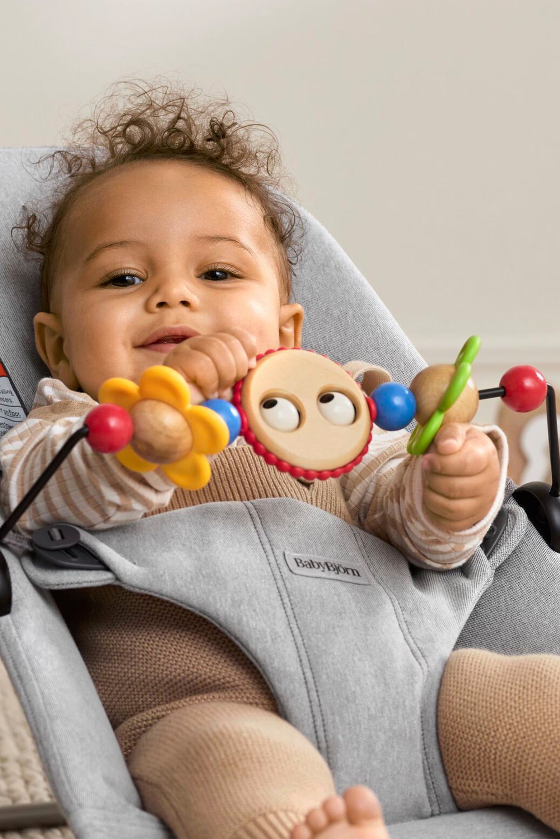 Image of Baby Bjorn Toy for Bouncer – Googly eyes