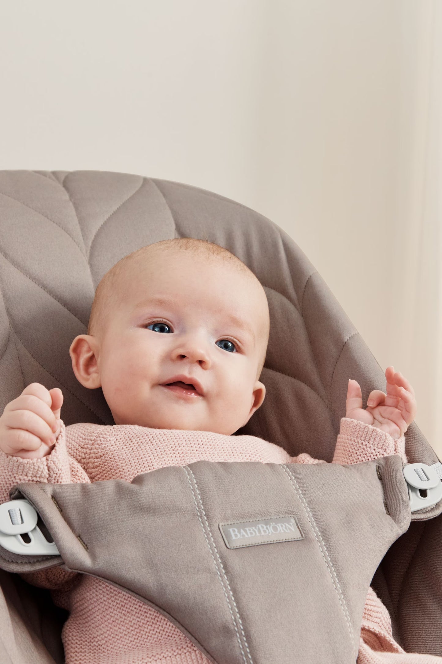 Baby Bjorn Bouncer Bliss: Petal Quilt, Woven.