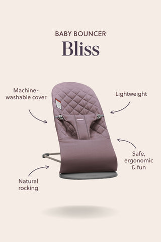 Baby Bjorn Bouncer Bliss: Petal Quilt, Woven.