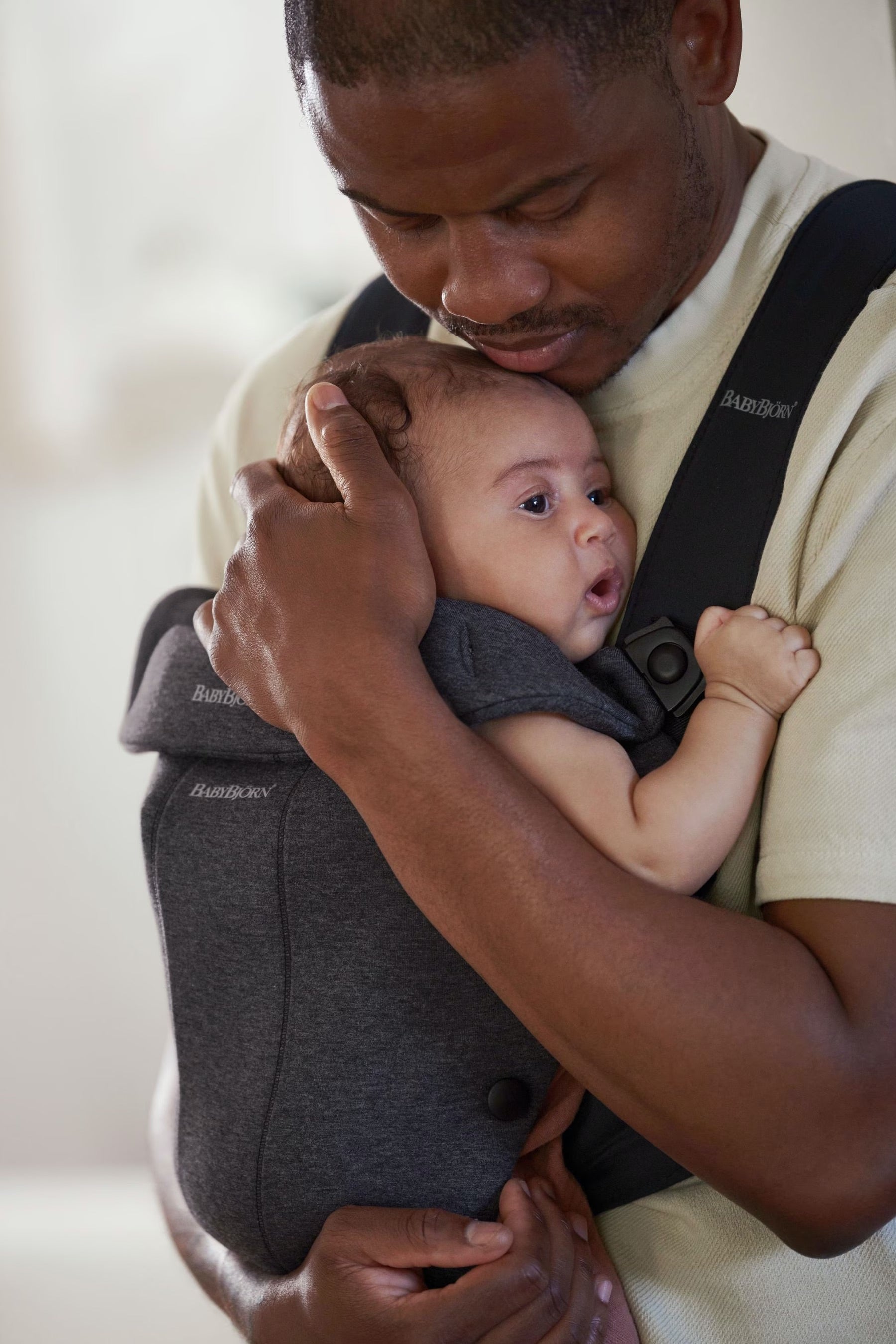Baby Bjorn Baby Carrier Mini - Biege, 3D Jersey