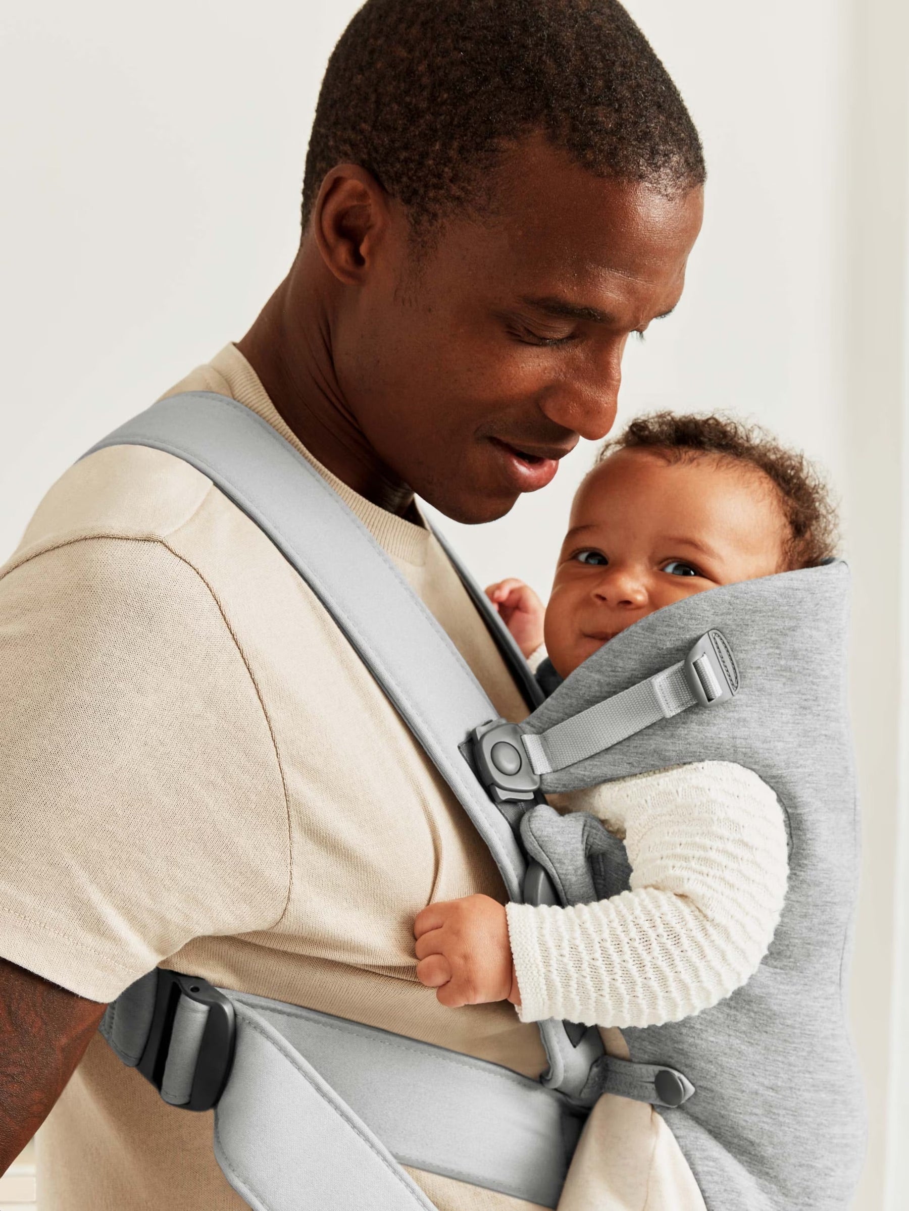 Baby Bjorn Baby Carrier Mini - Biege, 3D Jersey