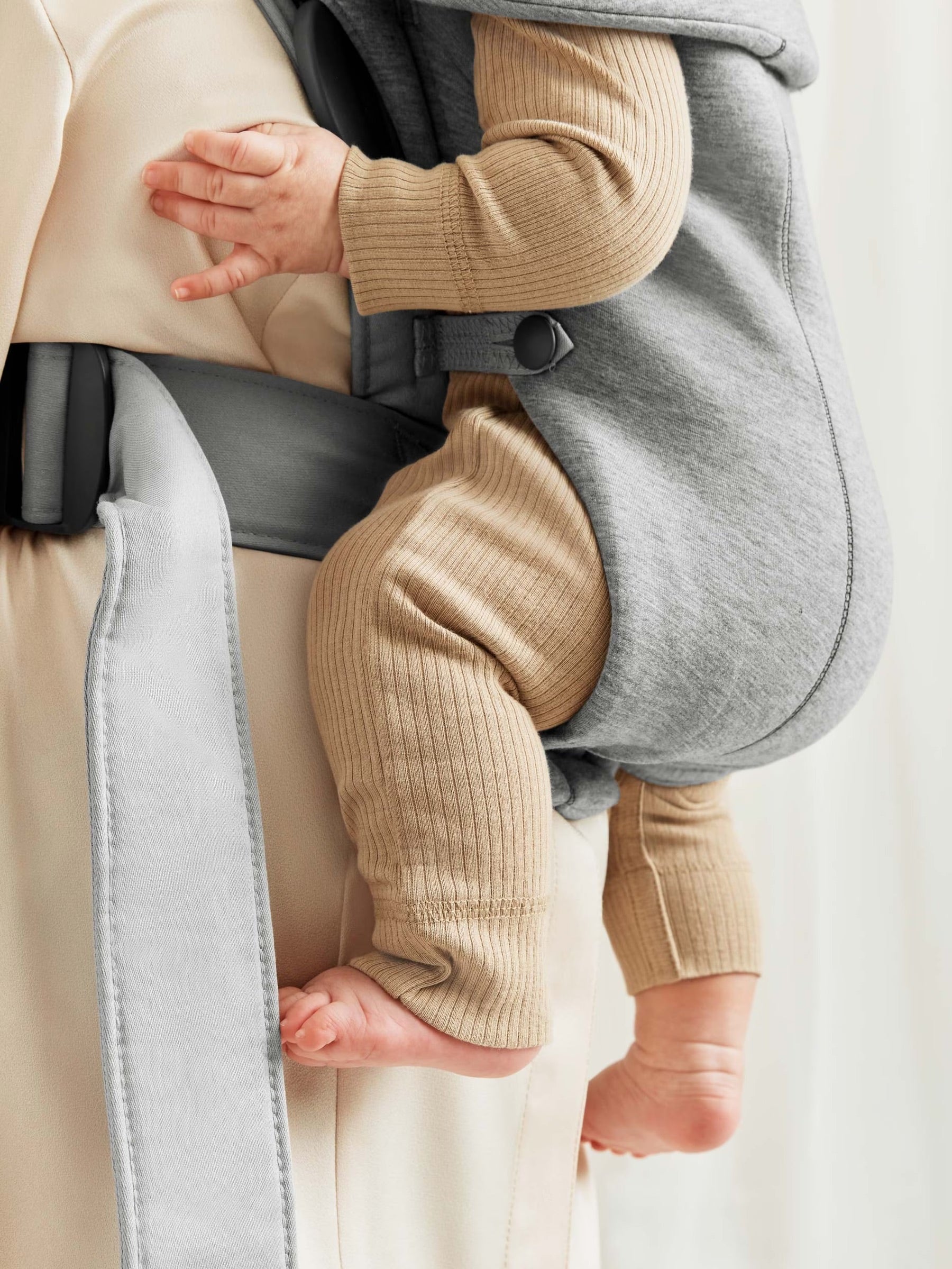 Baby Bjorn Baby Carrier Mini - Biege, 3D Jersey