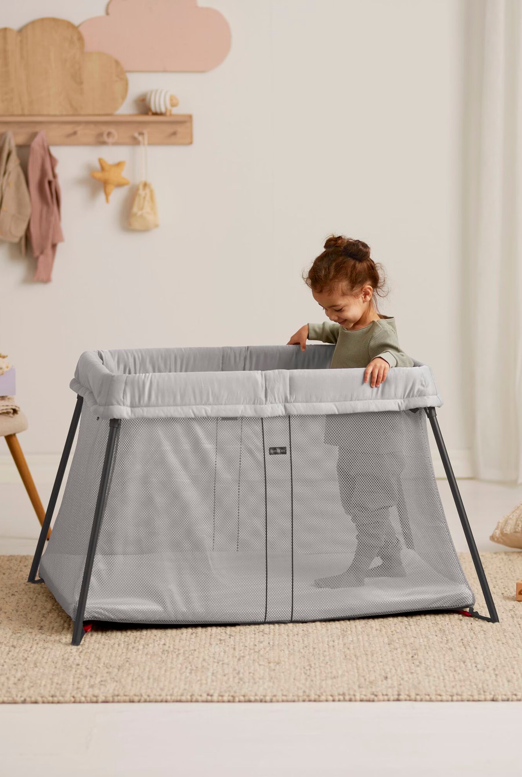 Image of Baby Bjorn Travel Crib Light - Silver