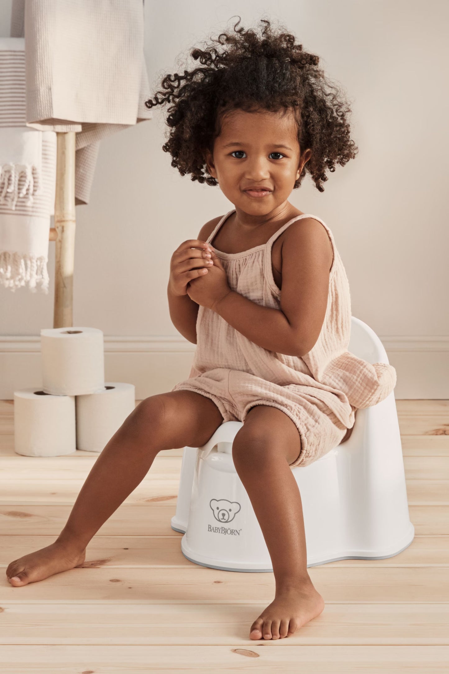 Baby Bjorn Potty Chair - White/Gray