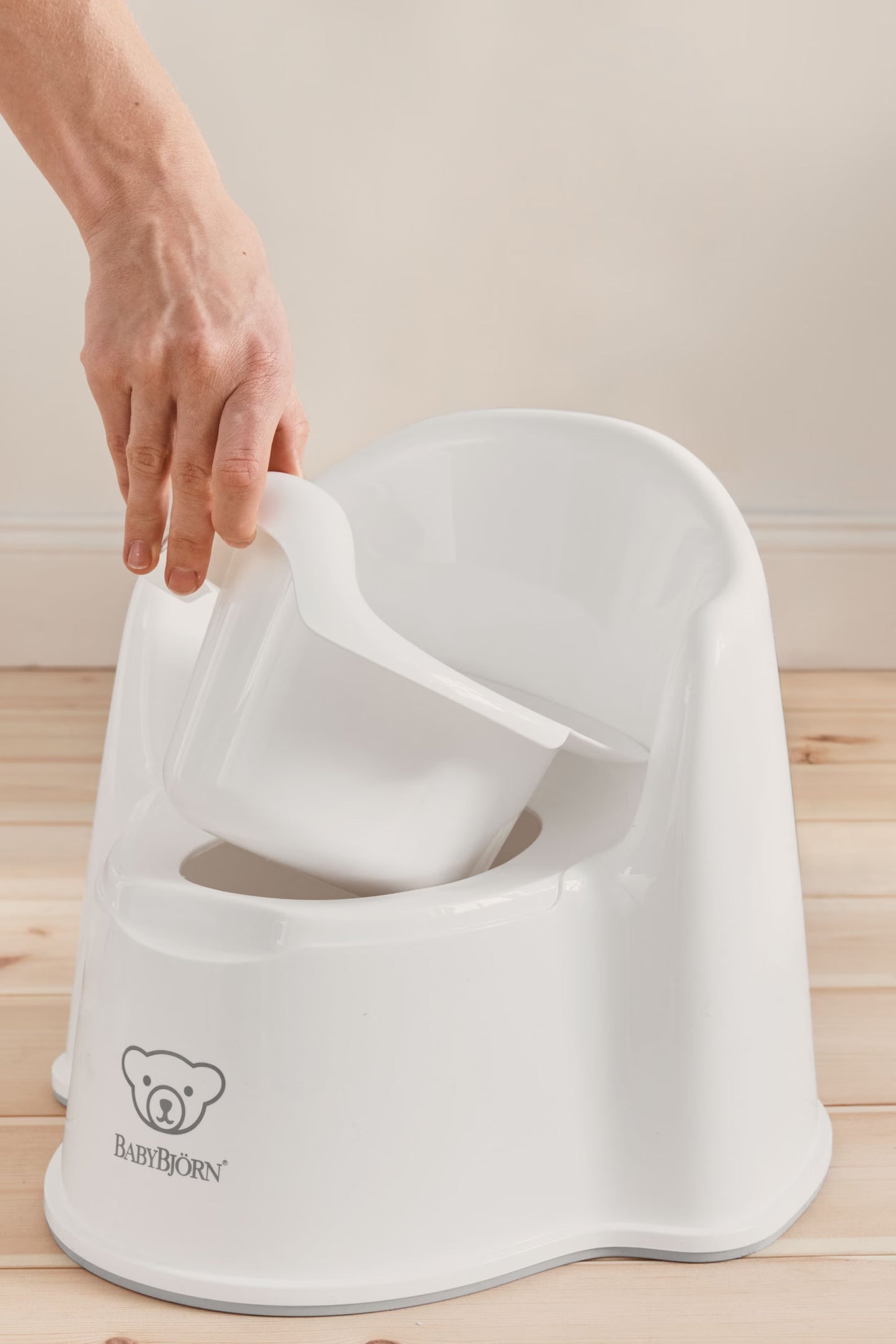 Baby Bjorn Potty Chair - White/Gray