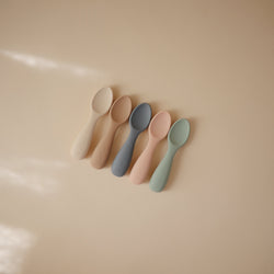 Image of Silicone Toddler Starter Spoons 2-Pack
