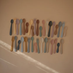 Image of Silicone Toddler Starter Spoons 2-Pack