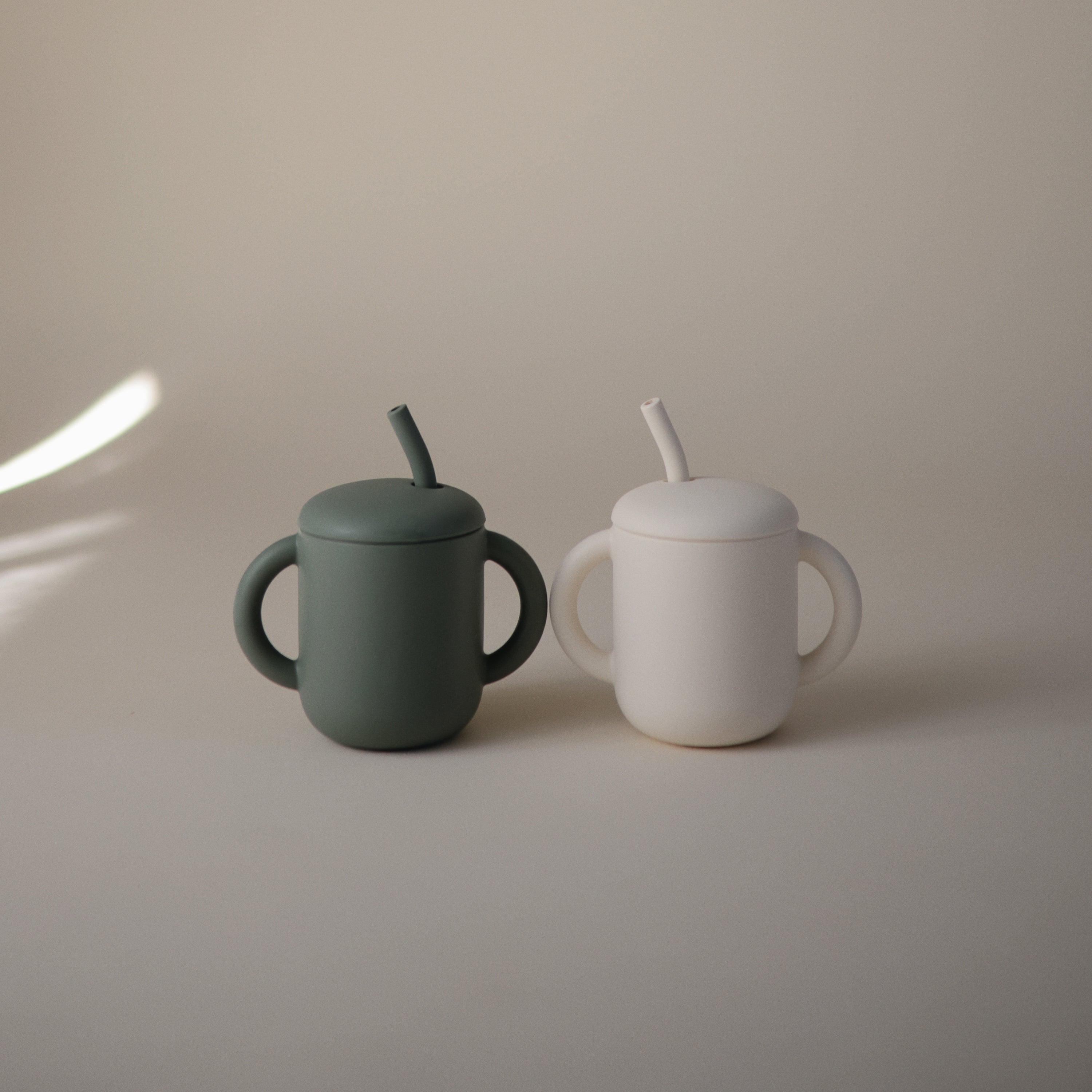 Image of Silicone Training Cup + Straw