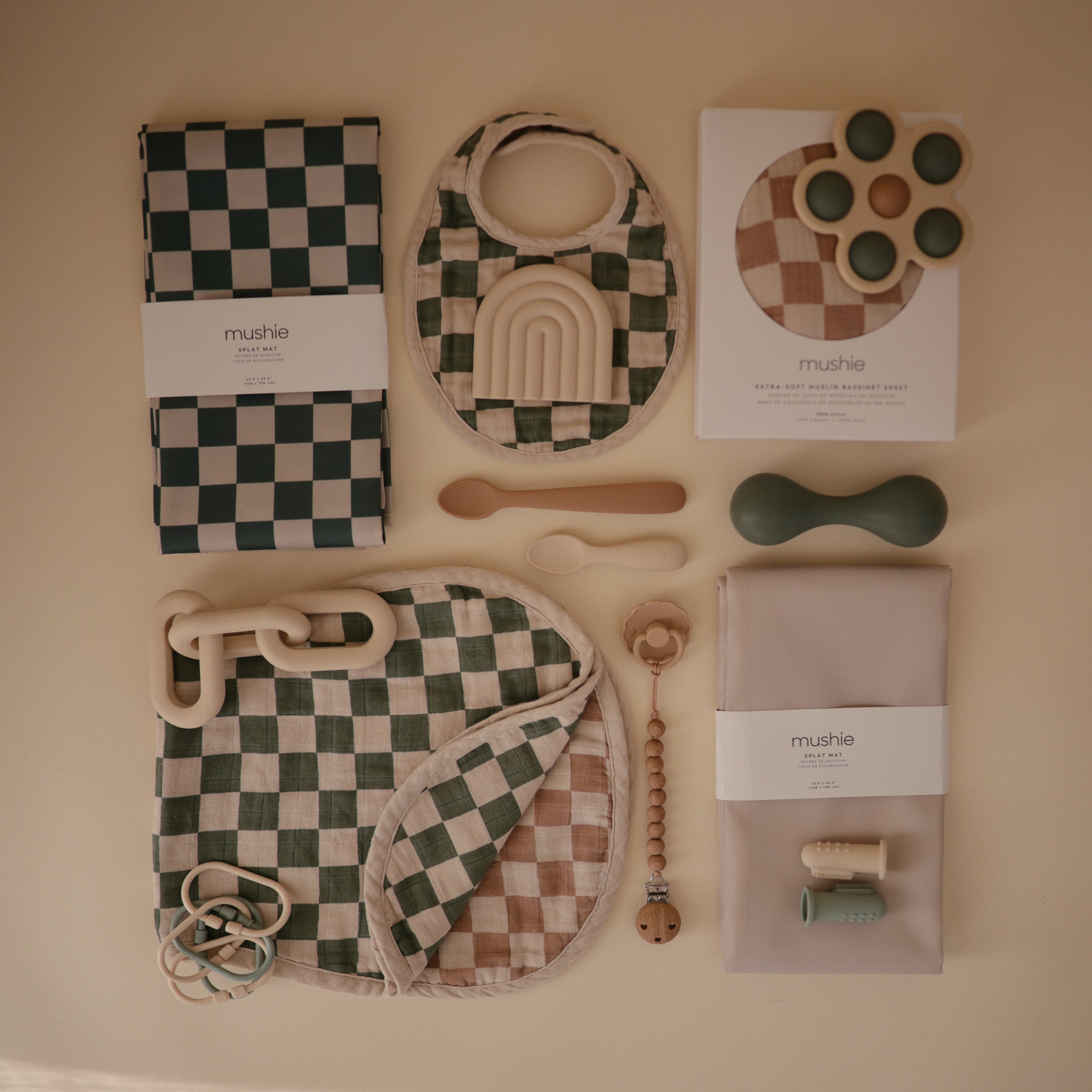 Image of Organic Cotton Muslin Burp Cloth 2-Pack