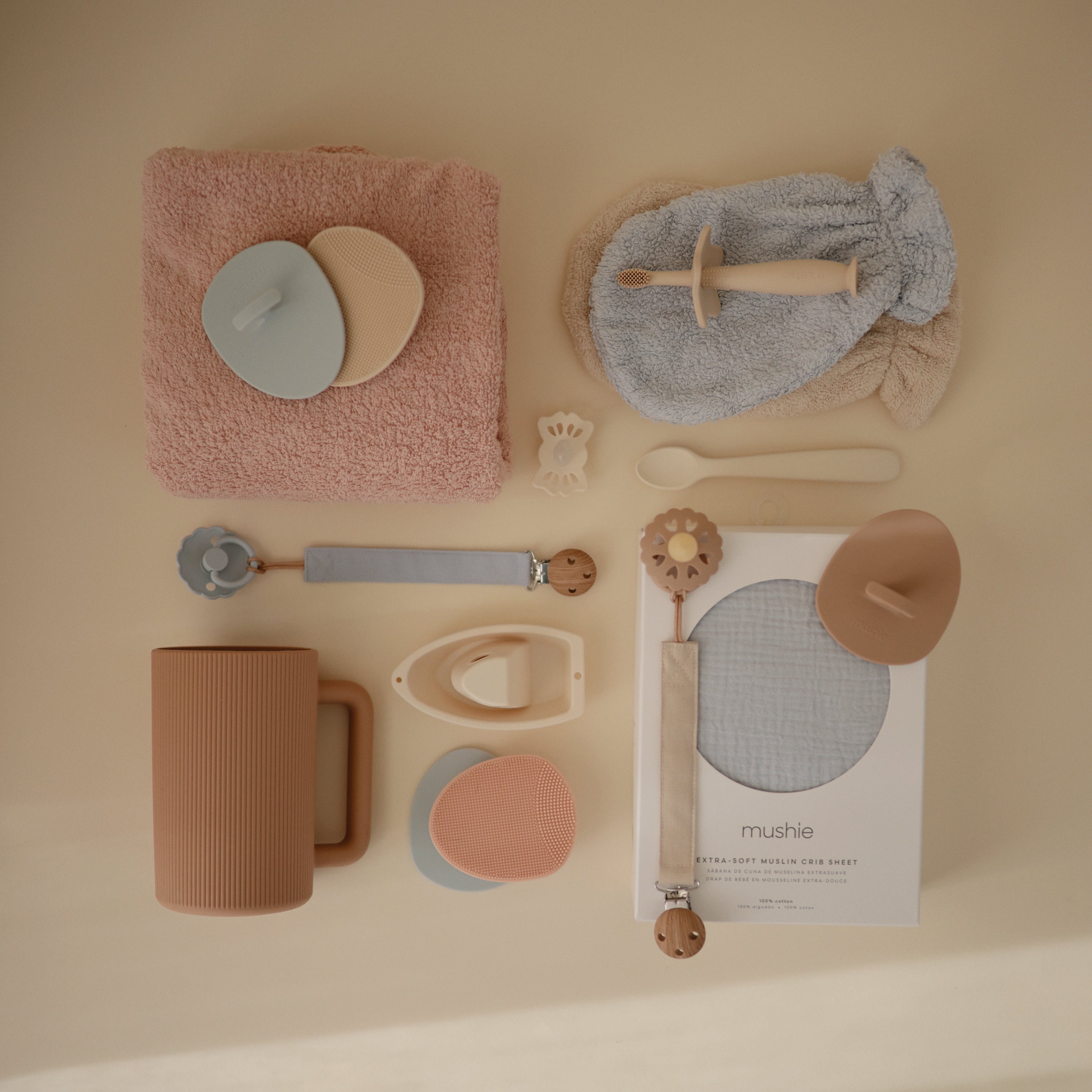 Image of Organic Cotton Bath Mitt 2-Pack