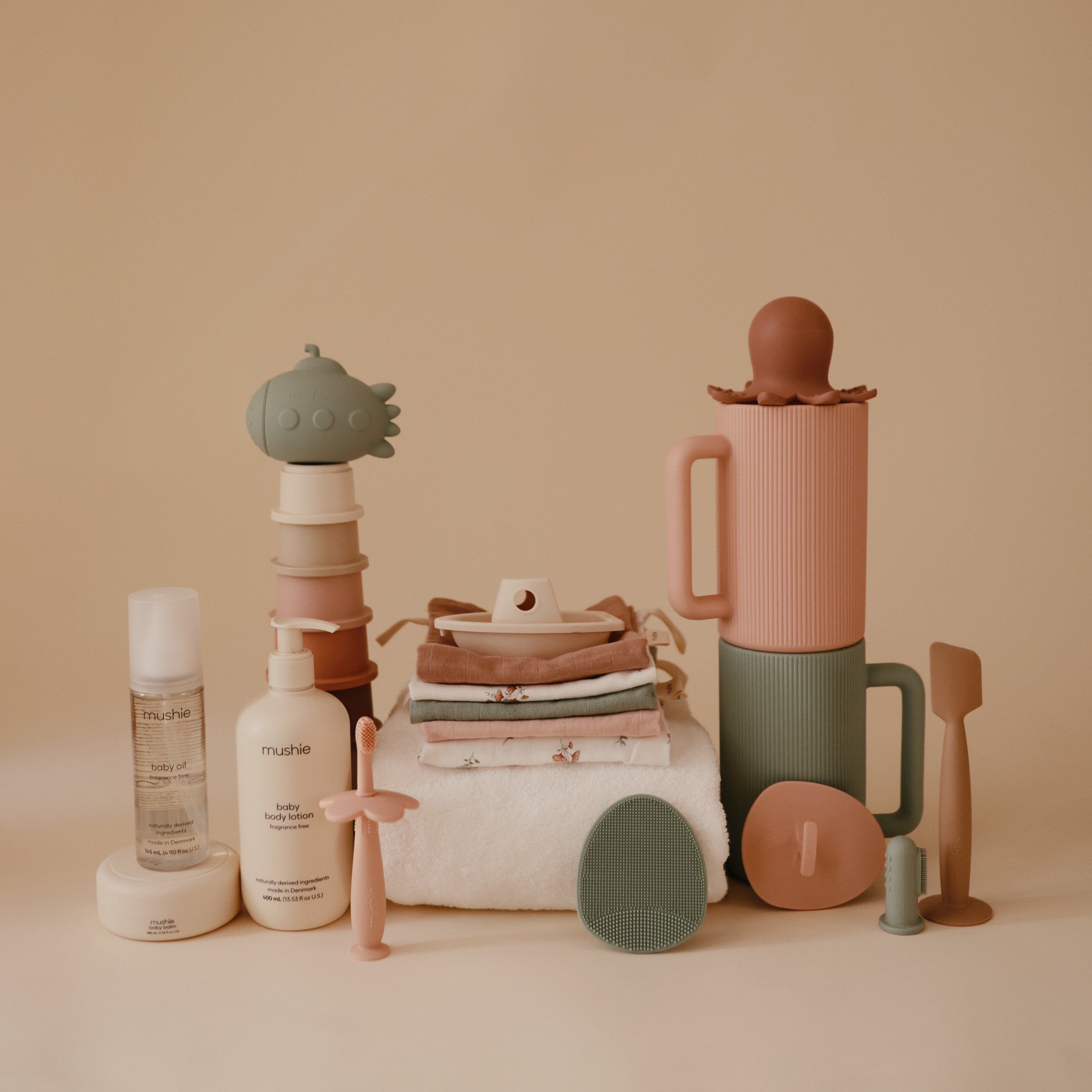 Image of Muslin Cotton Washcloth 5-Pack