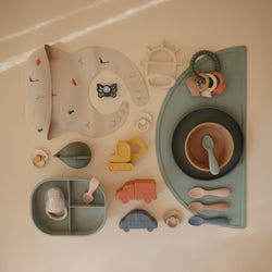 Image of Silicone Toddler Starter Spoons 2-Pack