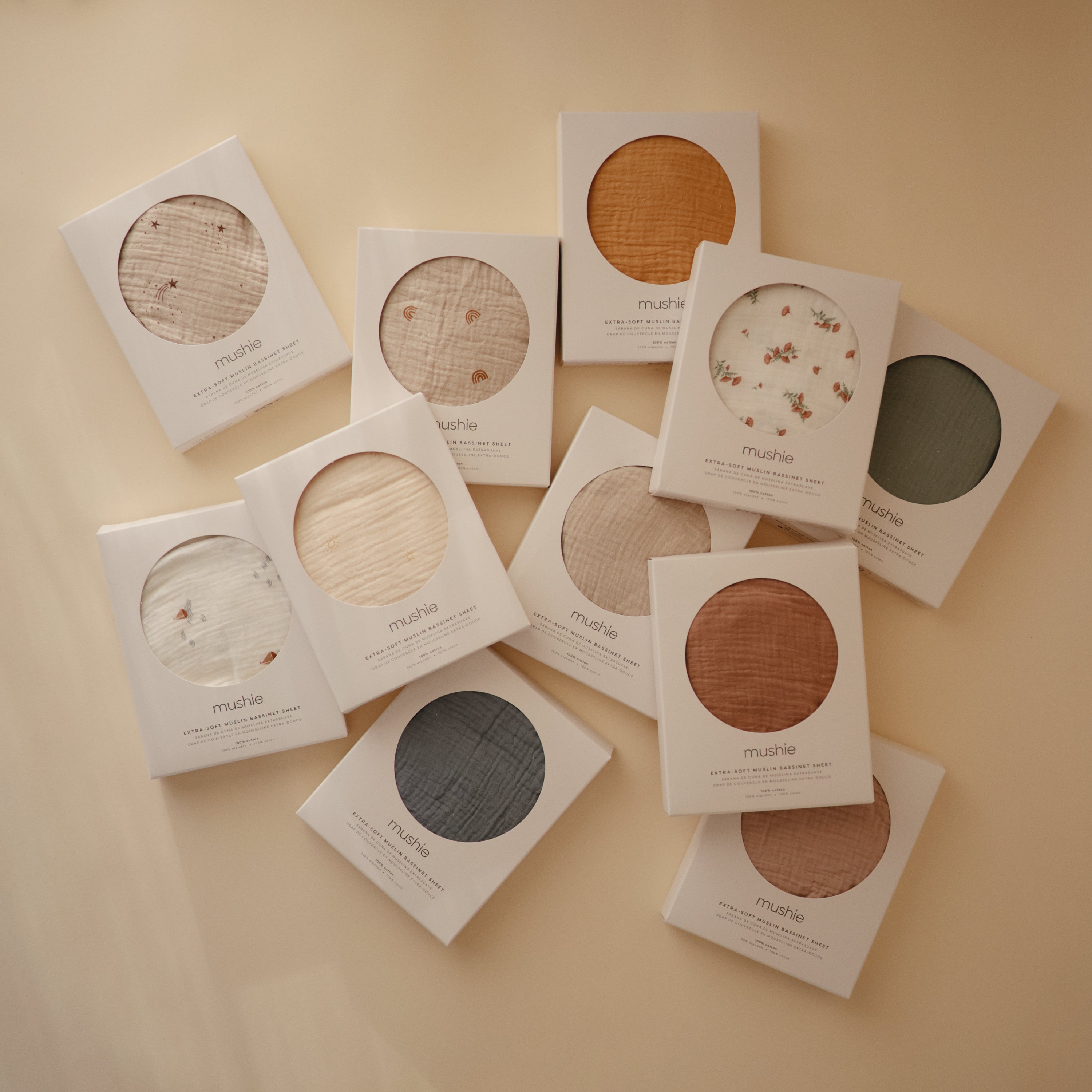 Image of Extra Soft Bassinet Muslin Crib Sheet