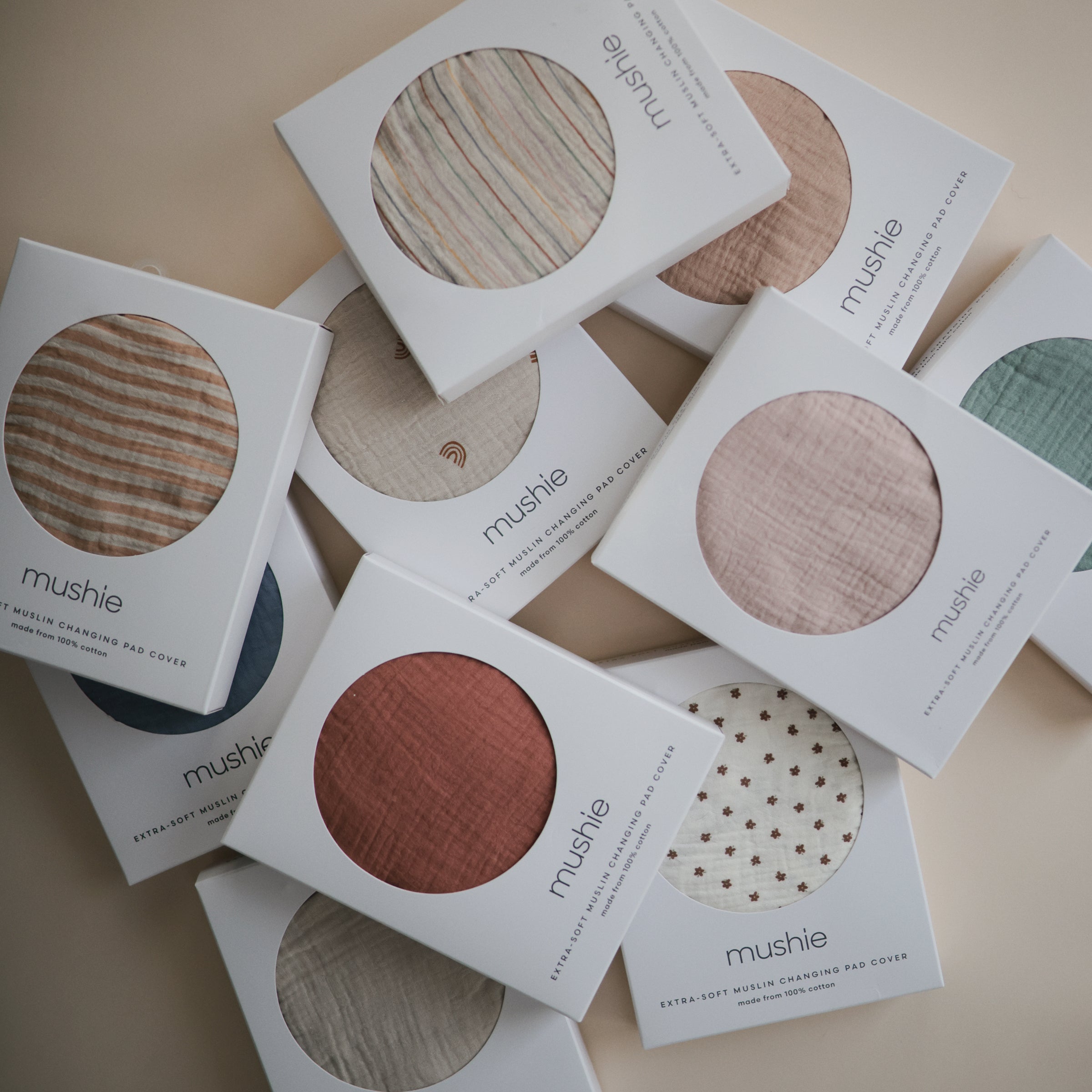 Image of Extra Soft Muslin Changing Pad Cover