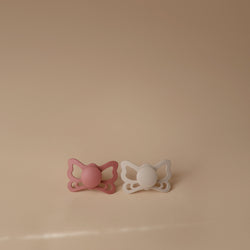 Image of FRIGG Butterfly Anatomical Silicone Pacifier 2-Pack (6-18 Months)