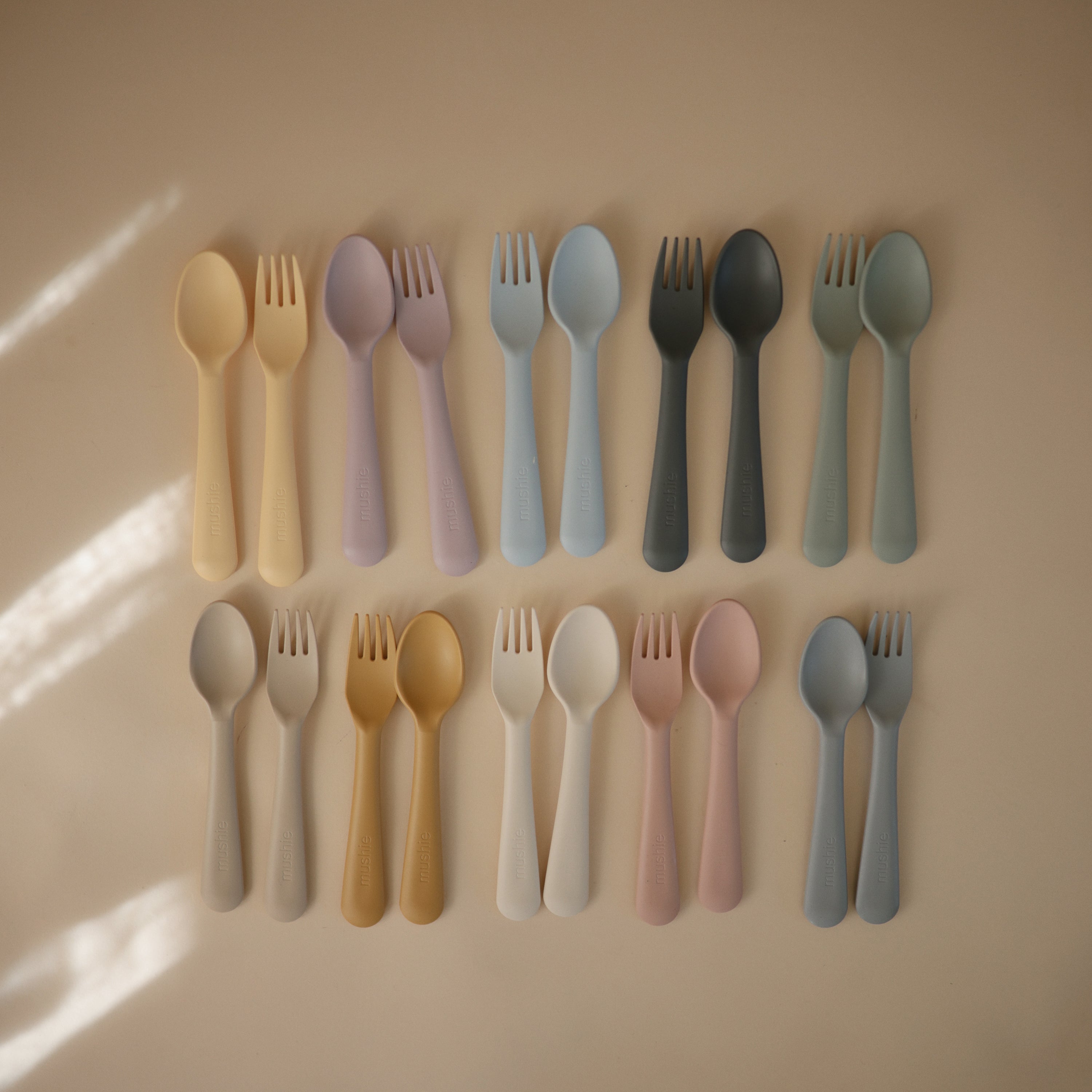 Image of Dinnerware Fork and Spoon Set
