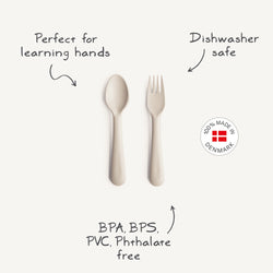 Image of Dinnerware Fork and Spoon Set