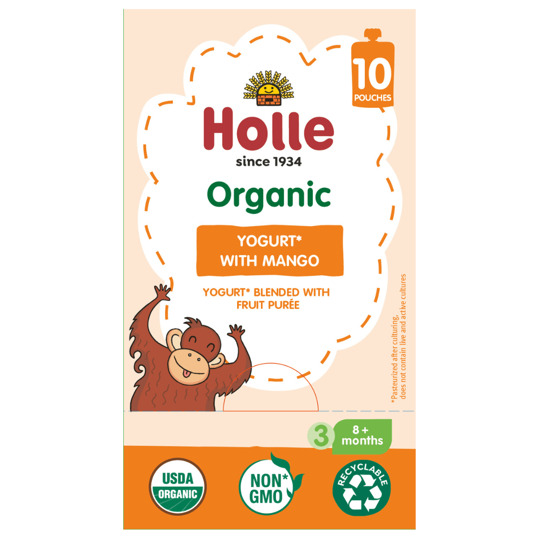Image of Holle Organic Yogurt Pouches - Mango