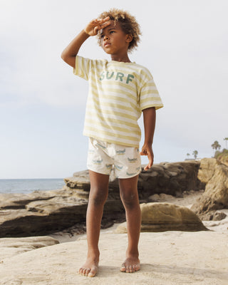 Rylee + Cru Swim Trunk Alligators