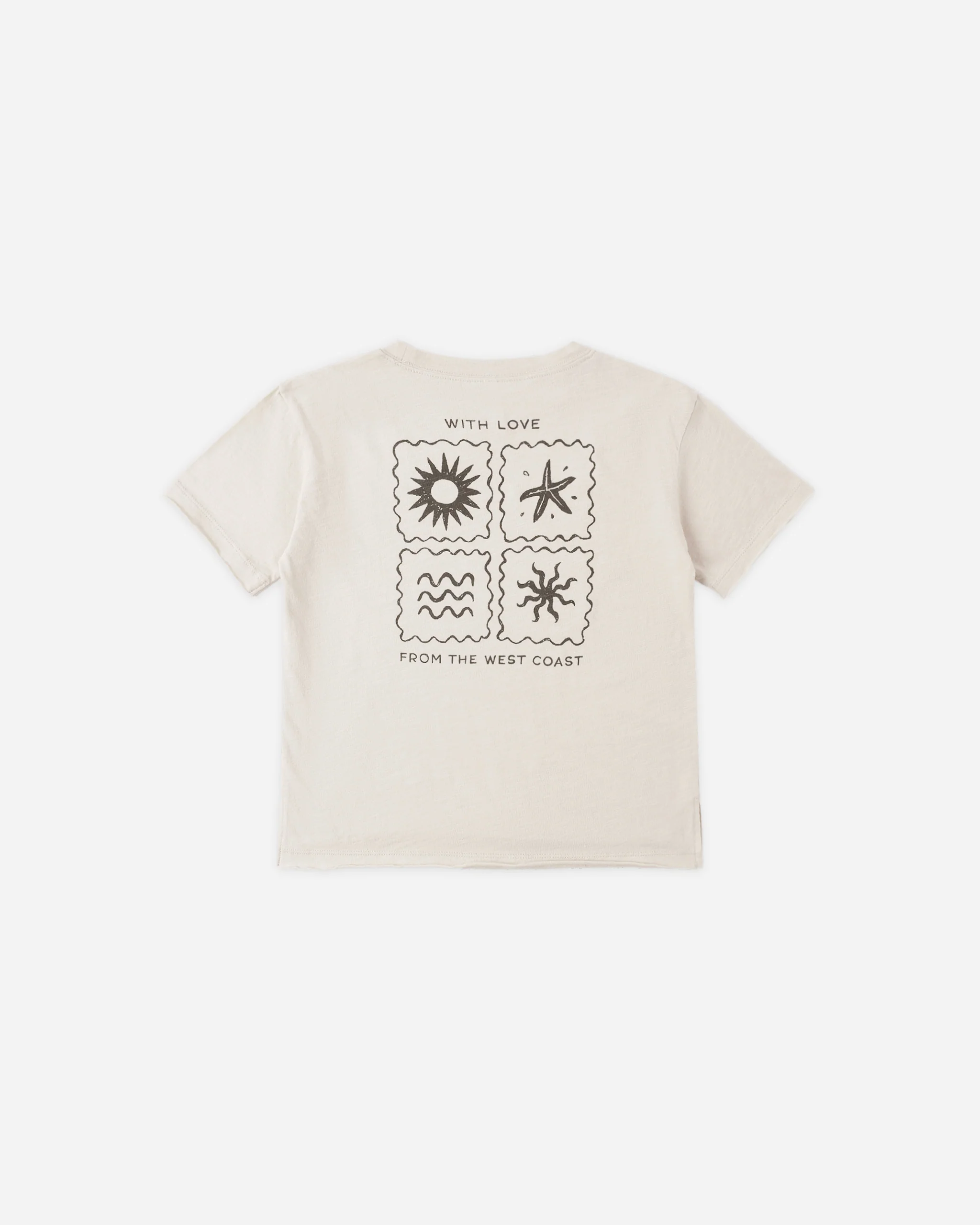 Rylee + Cru Raw Edge Tee West Coast