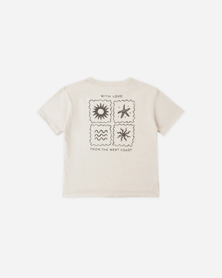 Rylee + Cru Raw Edge Tee West Coast