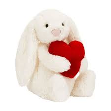 Jellycat Bashful Red Love Heart Bunny