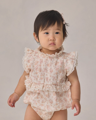 Rylee + Cru Alice Romper Ivory