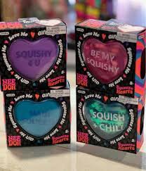 Needoh Squeeze Hearts (Assorted)