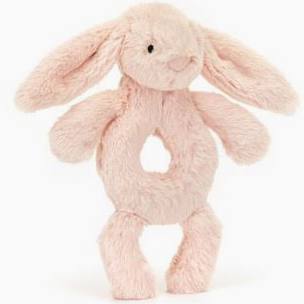 Jellycat Bashful Bunny Ring Rattle