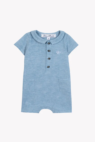 Tartine Et Chocolat- Collared Linen Shortall