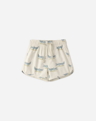 Rylee + Cru Swim Trunk Alligators