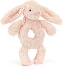 Jellycat Bashful Bunny Ring Rattle