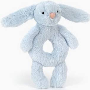 Jellycat Bashful Bunny Ring Rattle