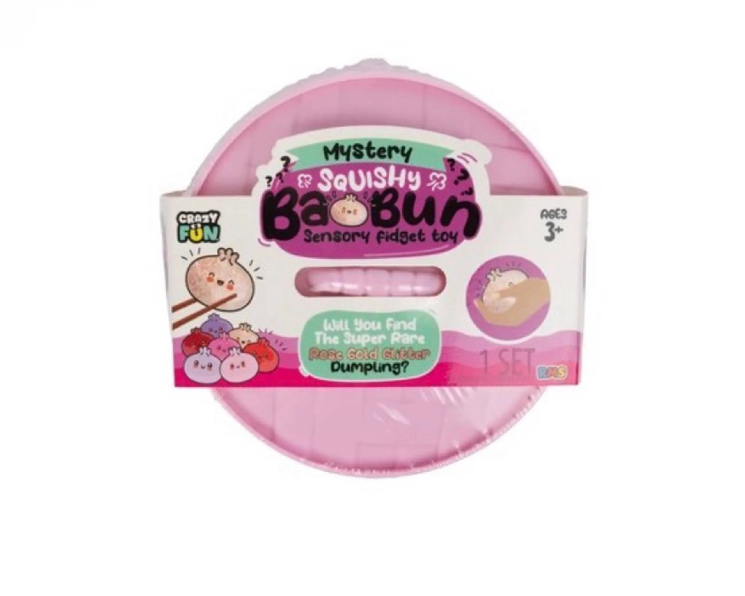 Rare Pink Mystery Dumpling Squishy. - Valentine's Edition