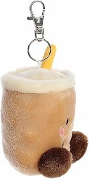 Aurora 4" MILKY TEA BOBA™ CLIP-ON Palm Pals