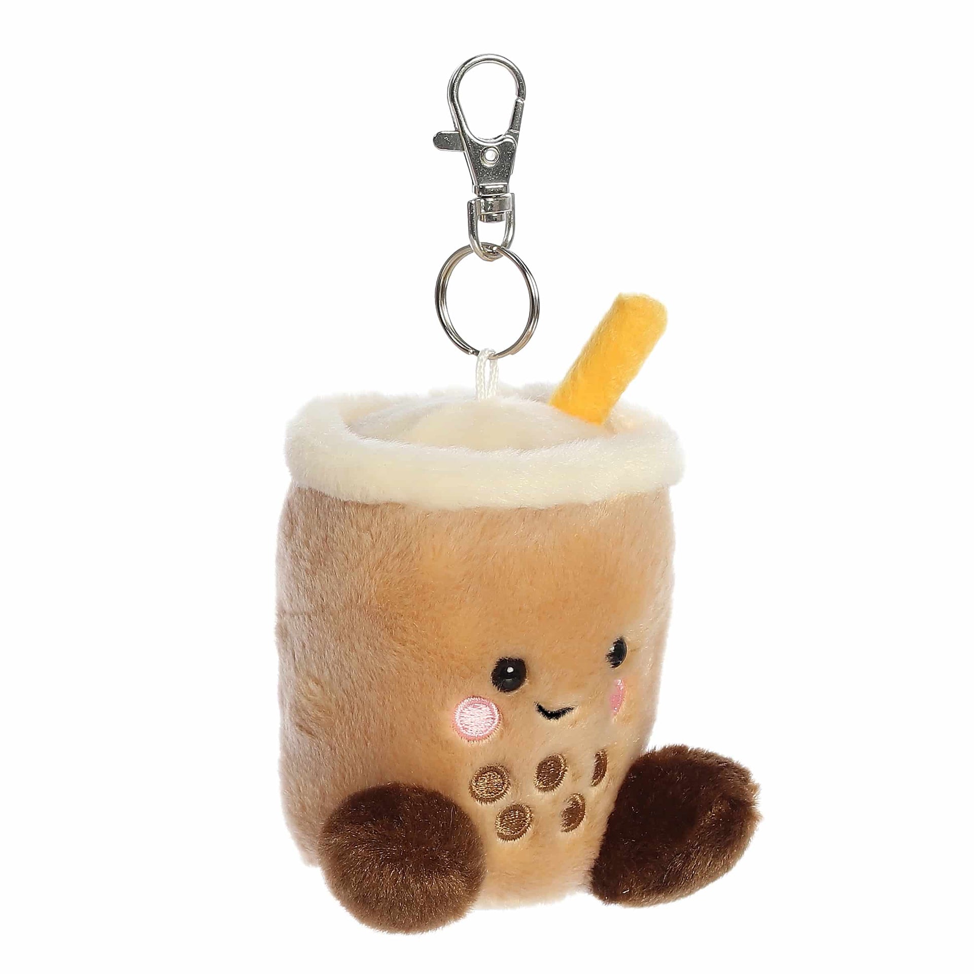 Aurora 4" MILKY TEA BOBA™ CLIP-ON Palm Pals
