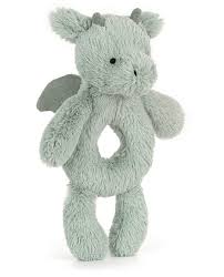Jellycat Bashful Dragon Ring Rattle