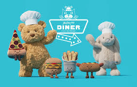 Jellycat Diner Cristuff Pizza Set