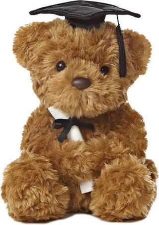 8.5" WAGNER BEAR  GRADUATION - BLACK CAP