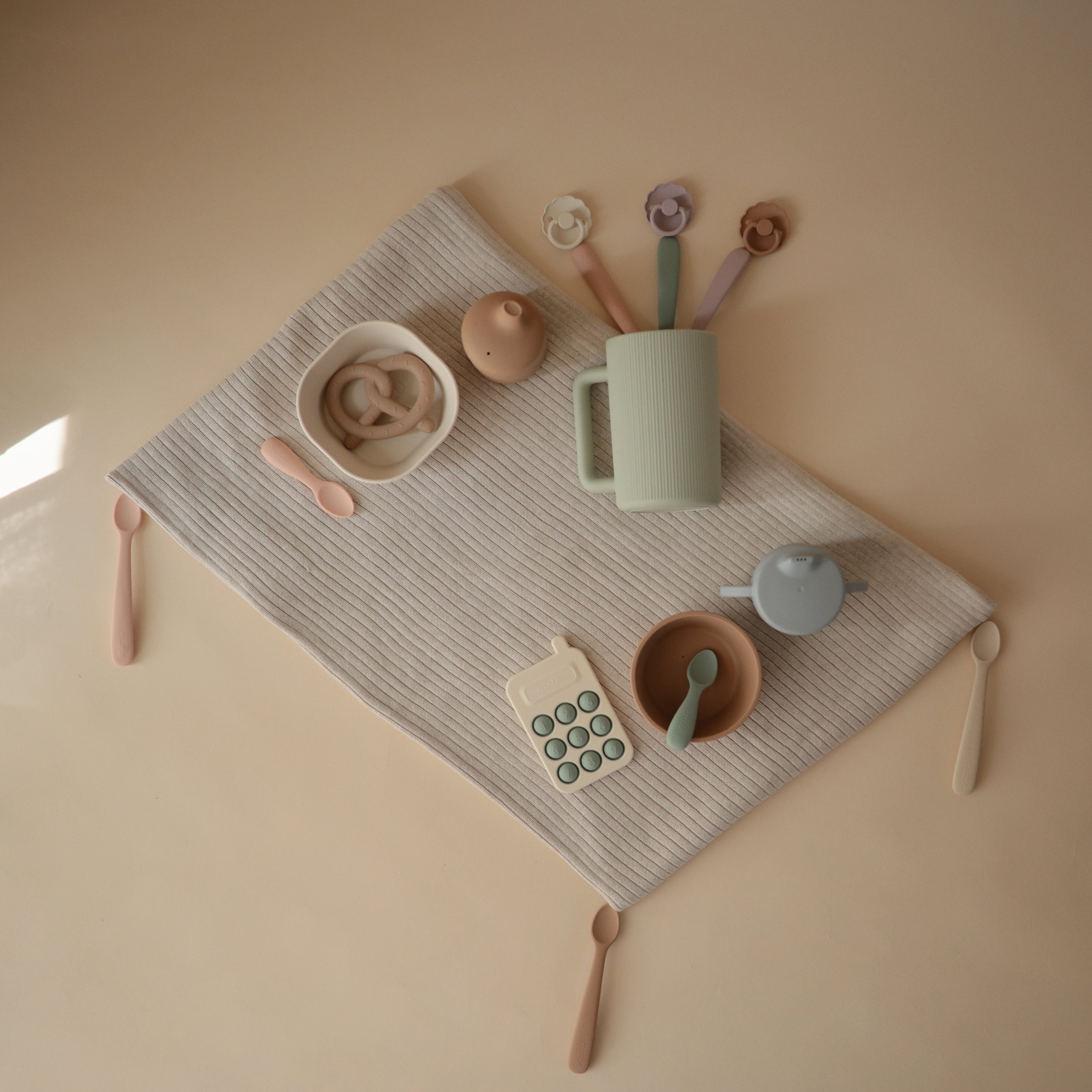 Image of Silicone Toddler Starter Spoons 2-Pack