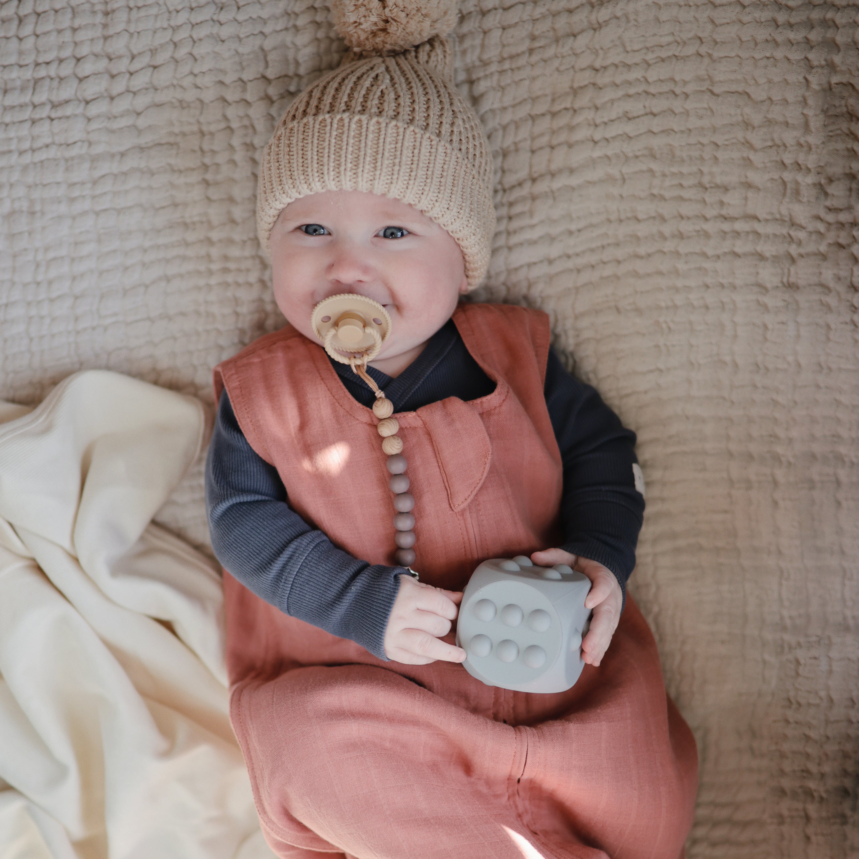 Image of Ribbed Baby Blanket