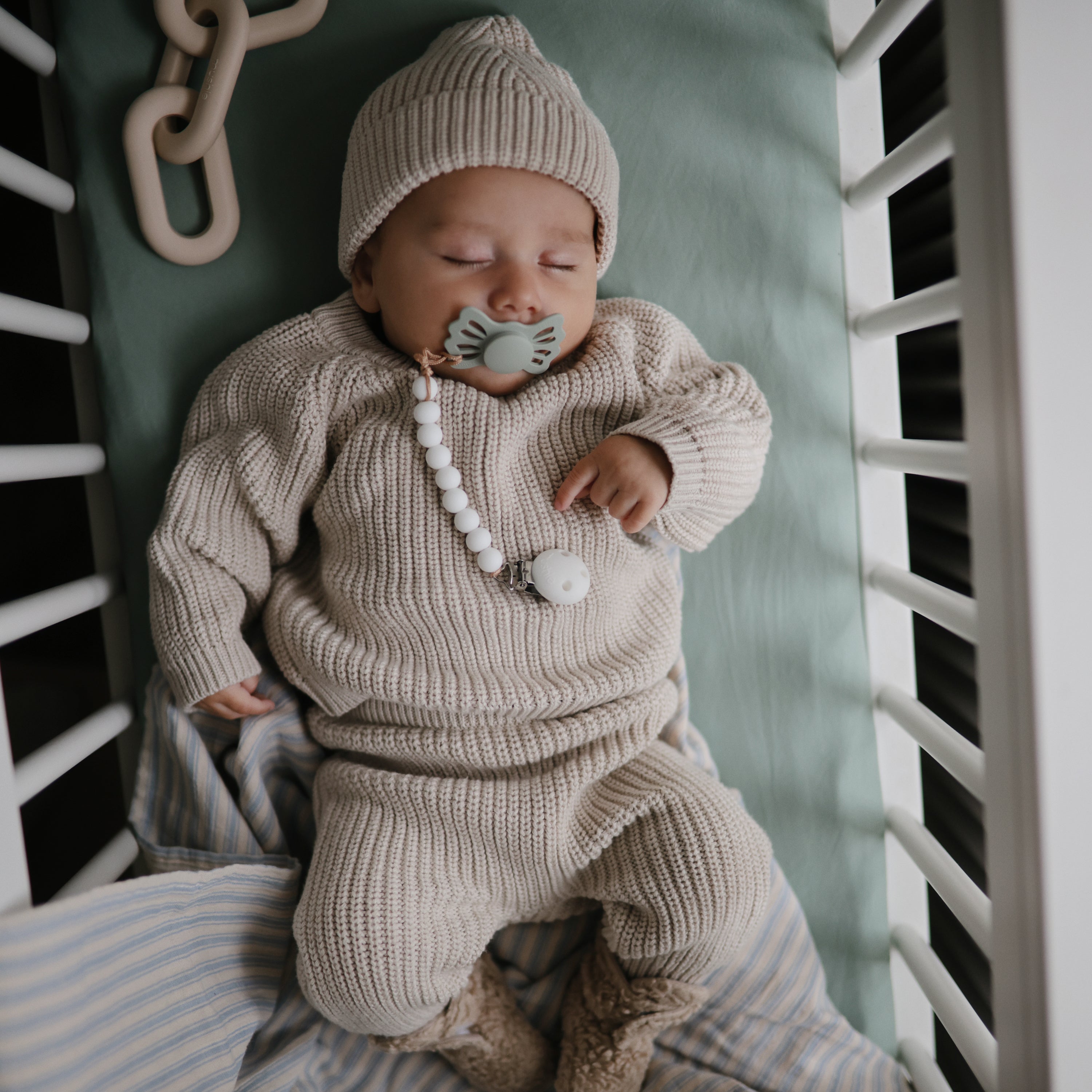 Image of Mini Muslin Crib Sheet