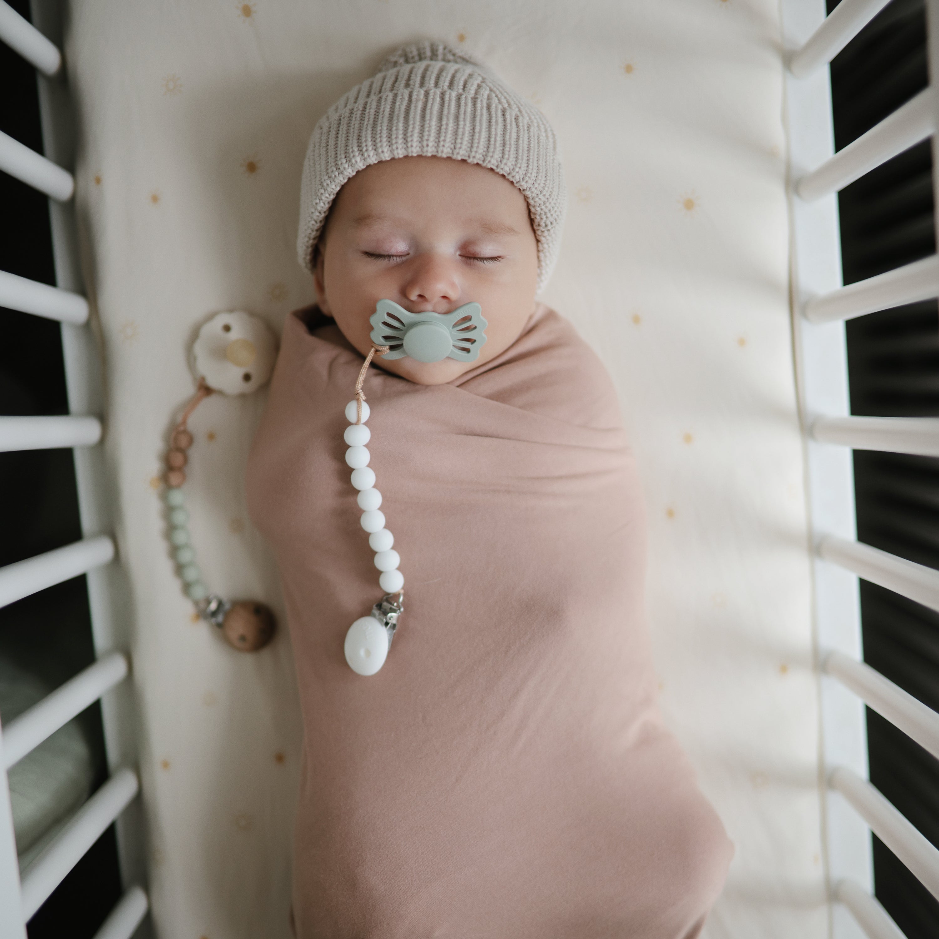 Image of Mini Muslin Crib Sheet