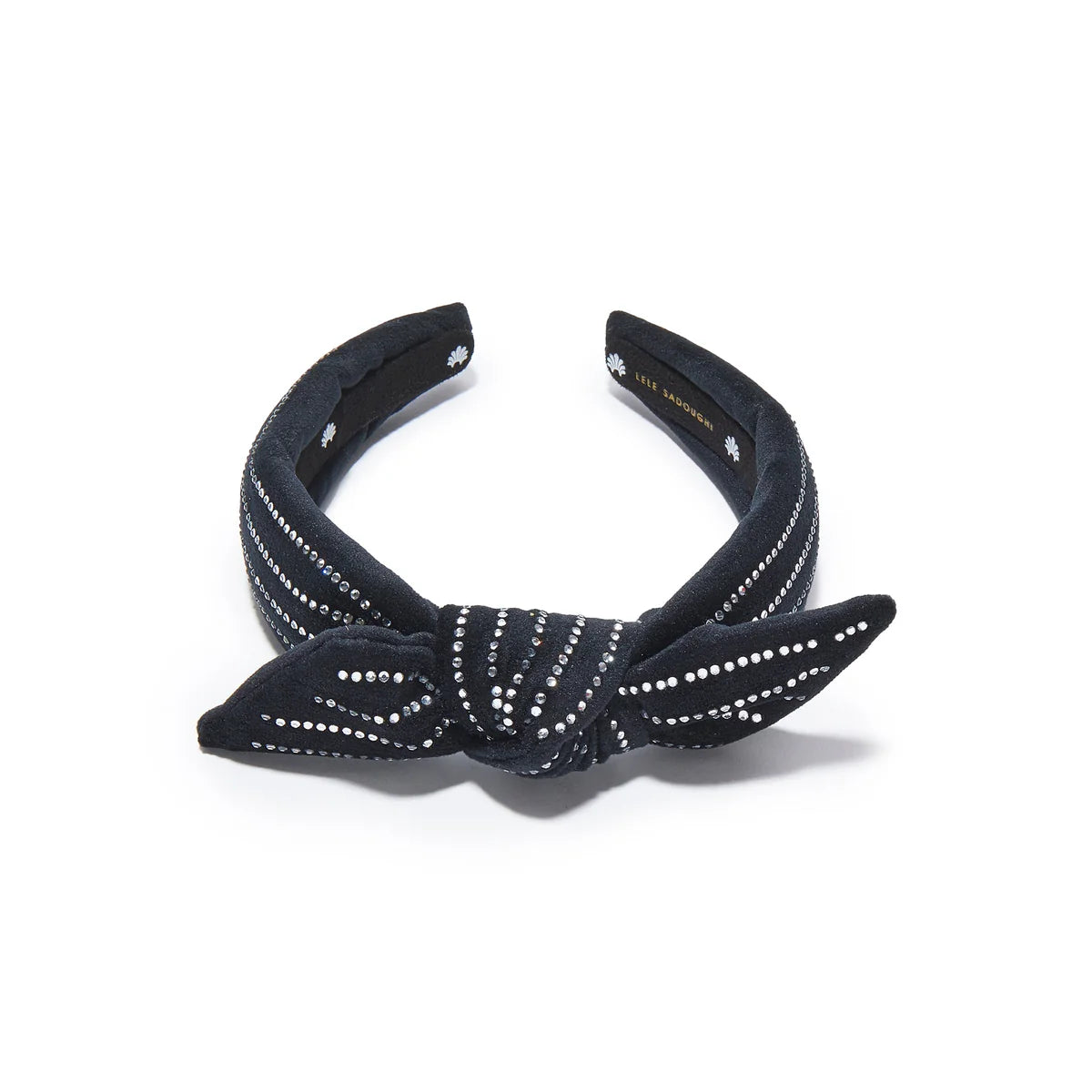 Image of Jet Kids Crystal Pinstripe Bow-Tie Headband