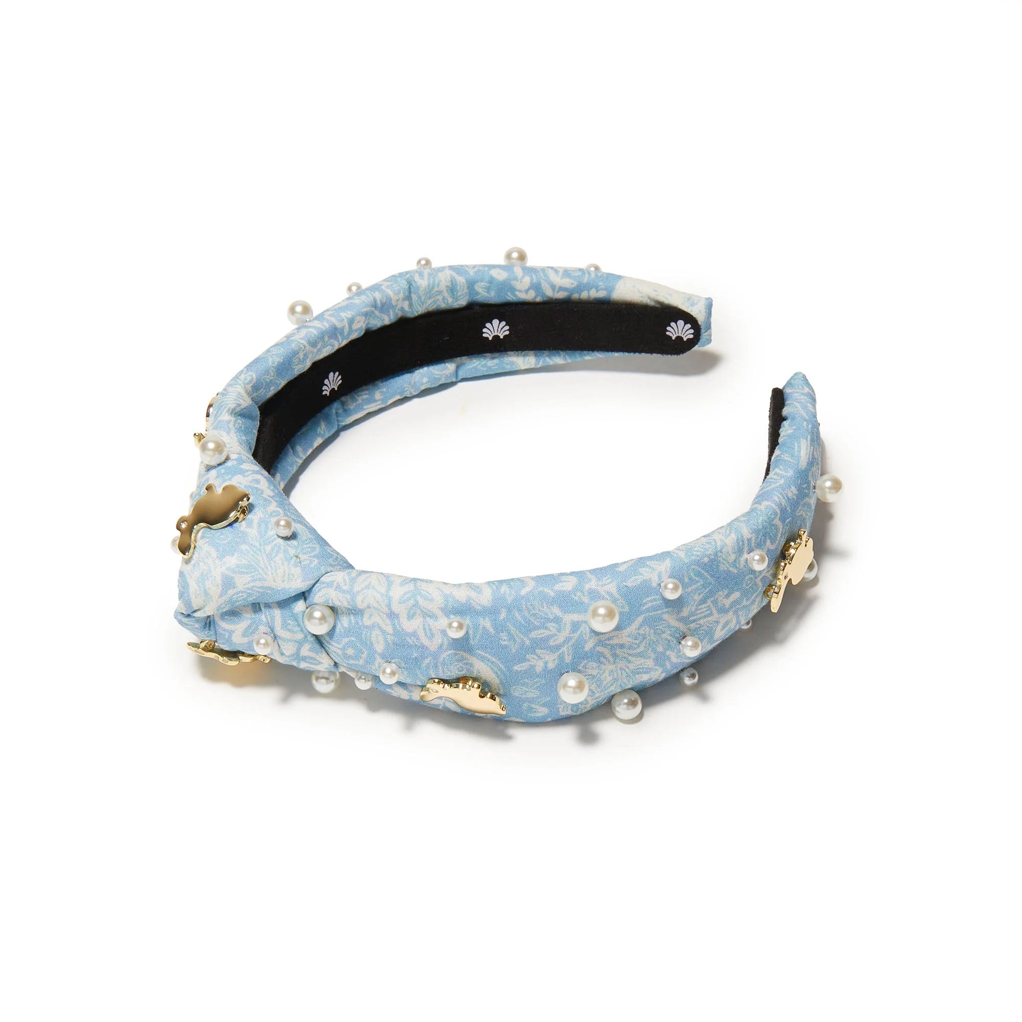 Image of Blue Embellished Bunny Kids Headband