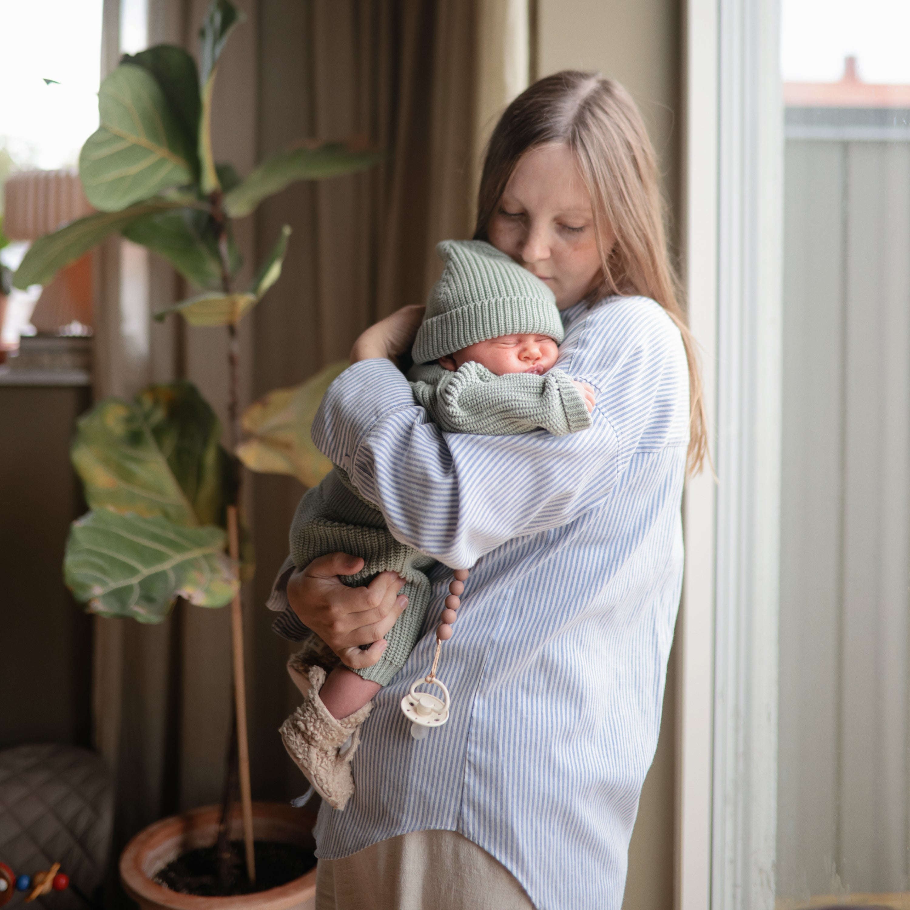 Image of FRIGG Moon Silicone Pacifier 2-Pack