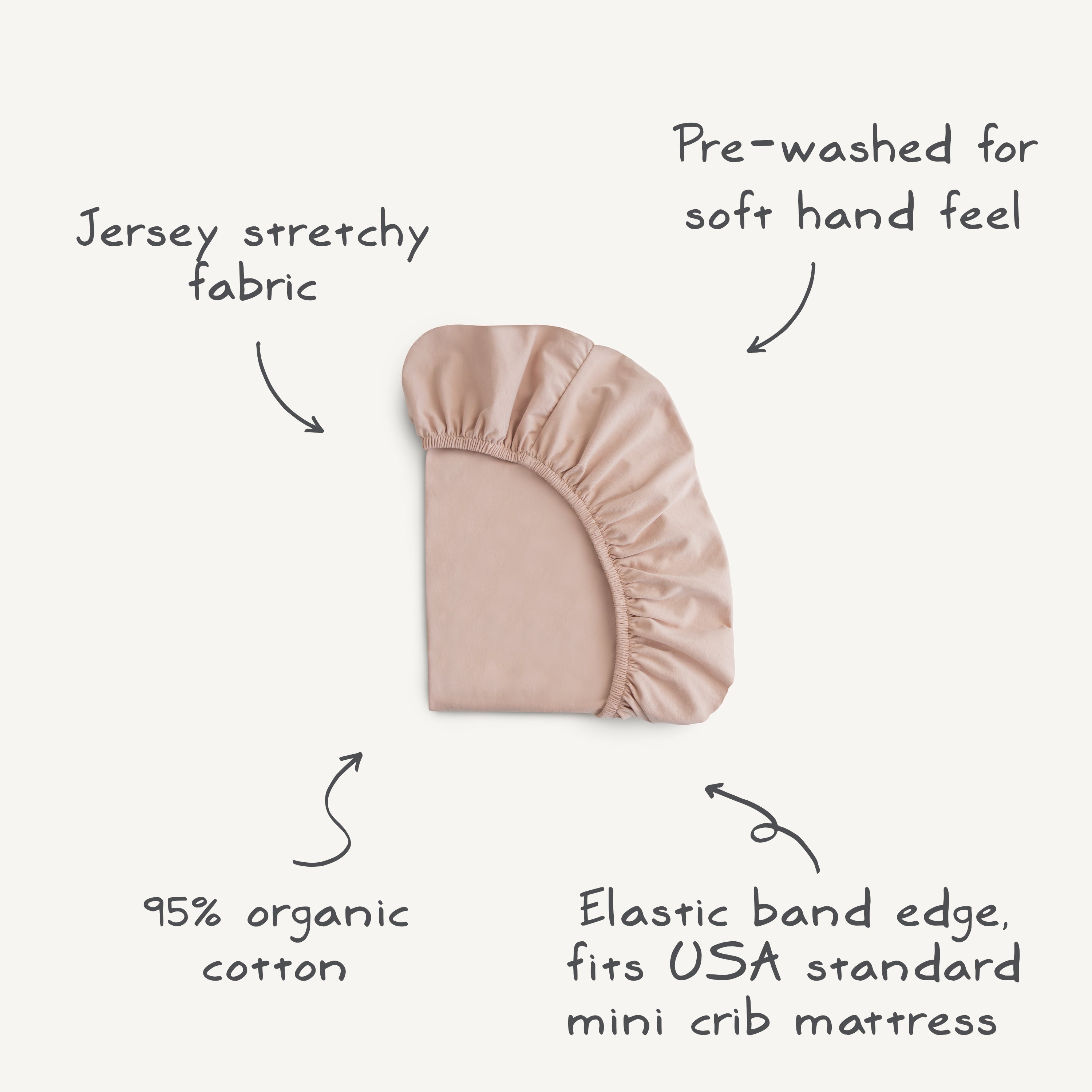 Image of Stretchy MINI Crib Sheet