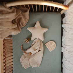 Image of Extra Soft Muslin Crib Sheet