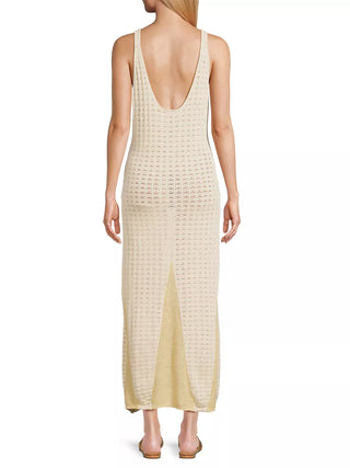The Naomi Pointelle Maxi Dress