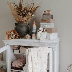 Image of Organic Cotton Muslin Swaddle Blanket